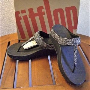 Fitflop Fino Quartz Toe Thong Sandals